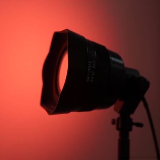 Dettaglio dell'illuminazione ambientale dello studio, calda e regolabile